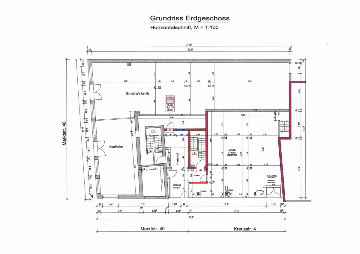 Grundriss Kreuzstraße EG